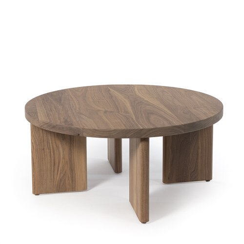 Fraya Round Walnut Cocktail Table - Live from Detroit™